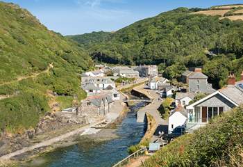 The village of Boscastle is picture perfect