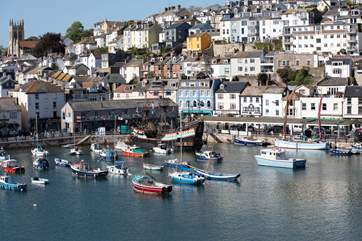 Lazy days in the sun are a must whilst watching and listening to the hustle and bustle of Brixham harbour.