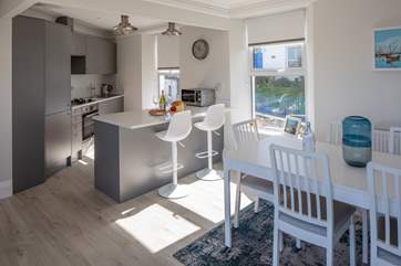This house is so light and airy. The perfect harbourside retreat.