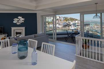 Whipping up a feast in the kitchen is going to be a pleasure with such a picture perfect view.