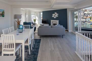 The fabulous open plan first floor living area.