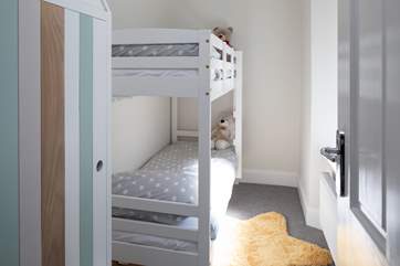 Not forgetting the ever so charming bunk bedroom.
