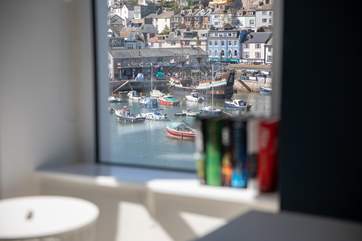 Take a peek out of the living-room window and, placed to perfection, you will see the famous Golden Hind.