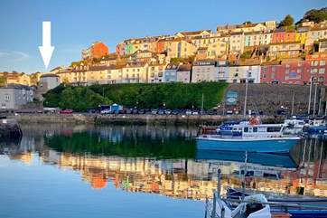 To give you an idea of how close you are to the harbour. You are so close to the action you can almost touch it.