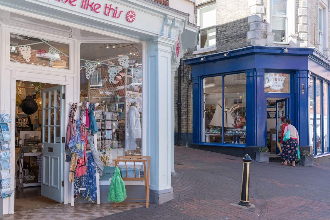 You'll be spoilt for choice with the wide range of independent shops.