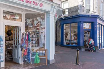 You'll be spoilt for choice with the wide range of independent shops.