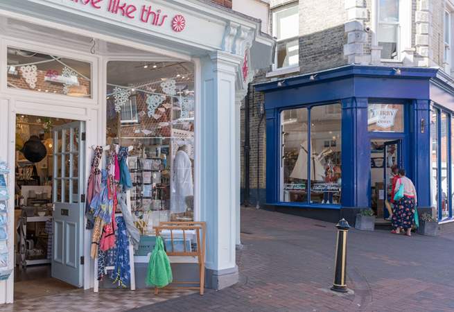 You'll be spoilt for choice with the wide range of independent shops.