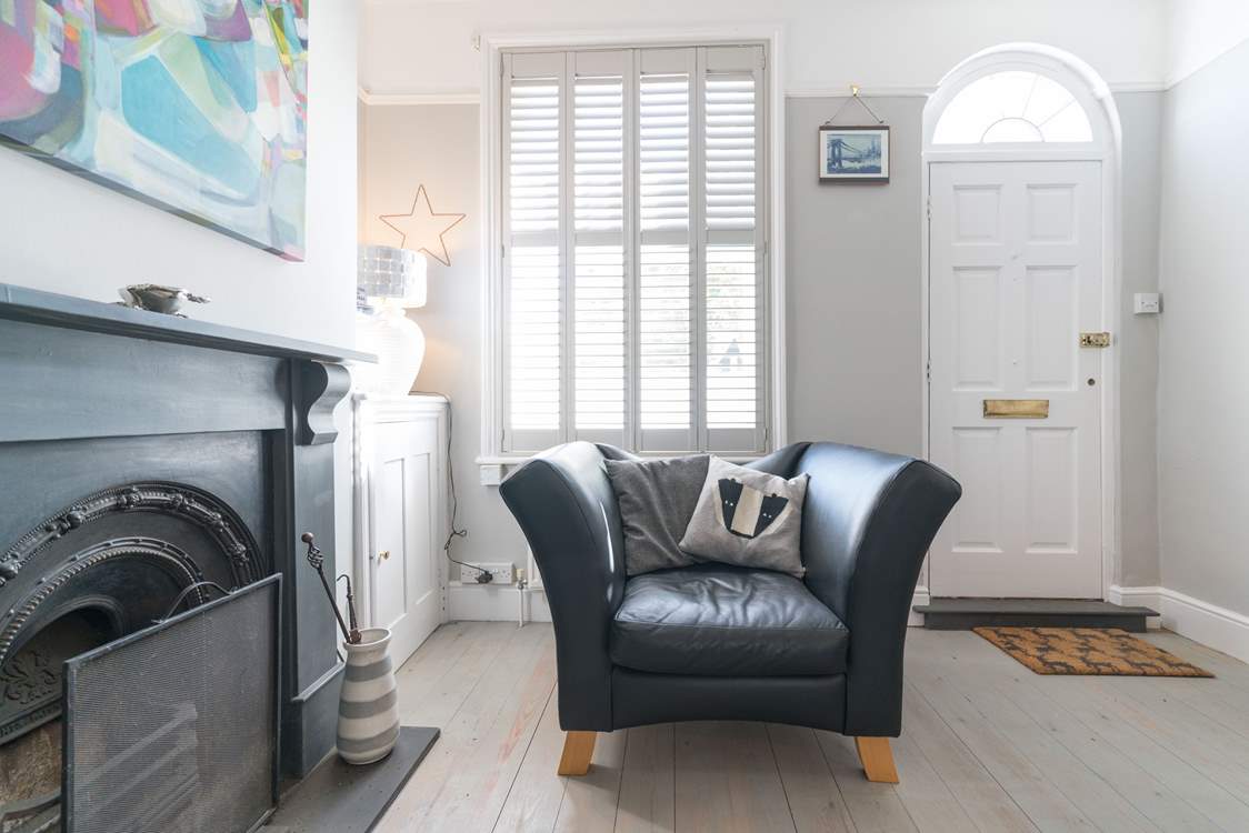 Sit back and relax in the light filled, open plan living space.