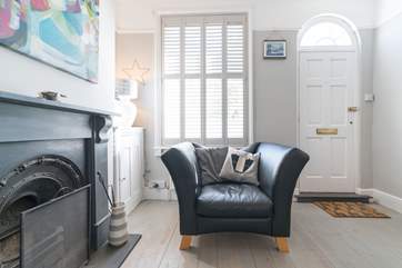 Sit back and relax in the light filled, open plan living space.