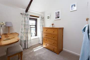 The lovely dressing room located on the first floor.