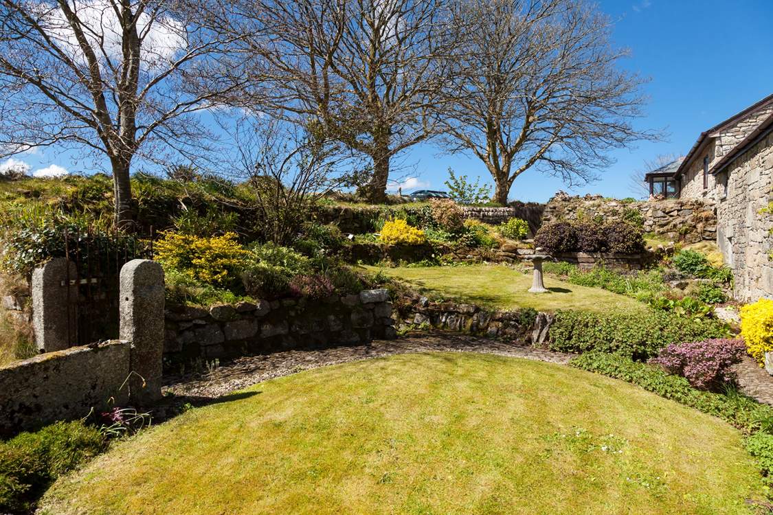 A beautifully maintained outdoor space.