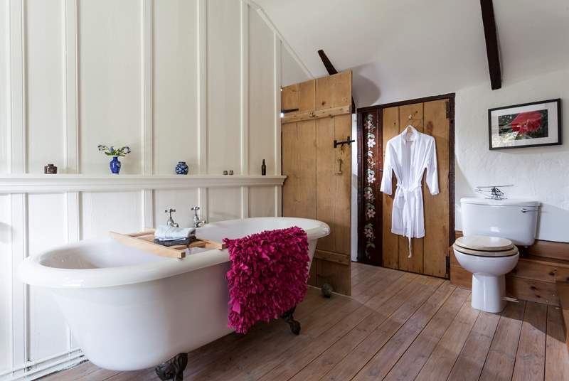 The wonderful bathroom, shared with the main bedroom and twin bedroom.