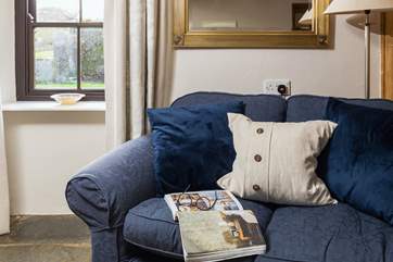 The cosy sofa.