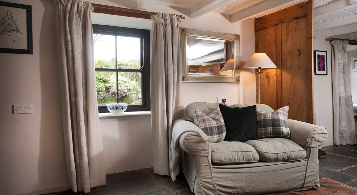 Sink in to this soft and comfortable sofa with a good book after a day of exploring all Cornwall has to offer.