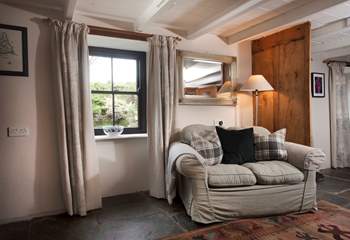 Sink in to this soft and comfortable sofa with a good book after a day of exploring all Cornwall has to offer.