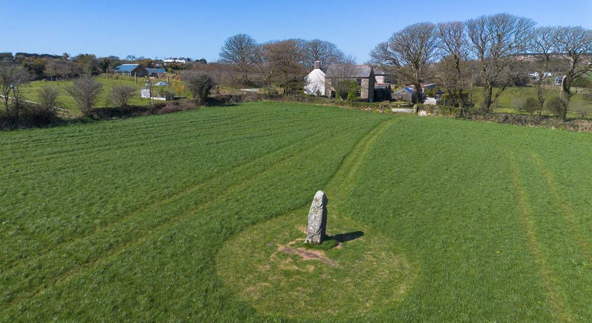 The standing stone is a special place to gather with your loved ones for occasions (please request permission in advance).
