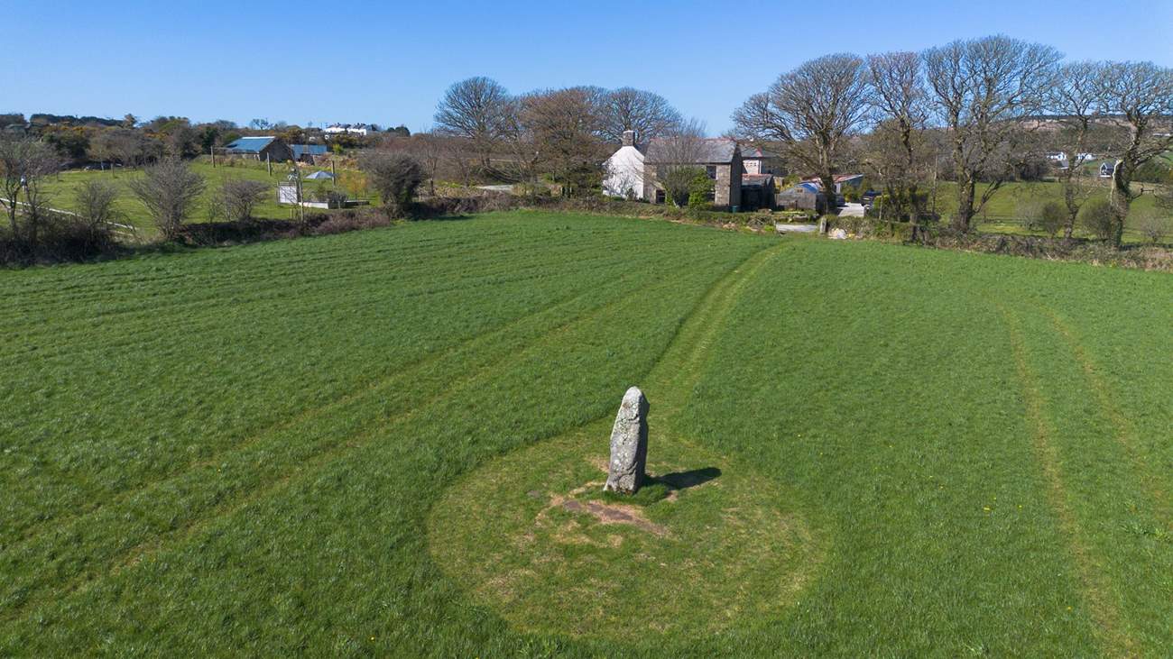 The standing stone is a special place to gather with your loved ones for occasions (please request permission in advance).