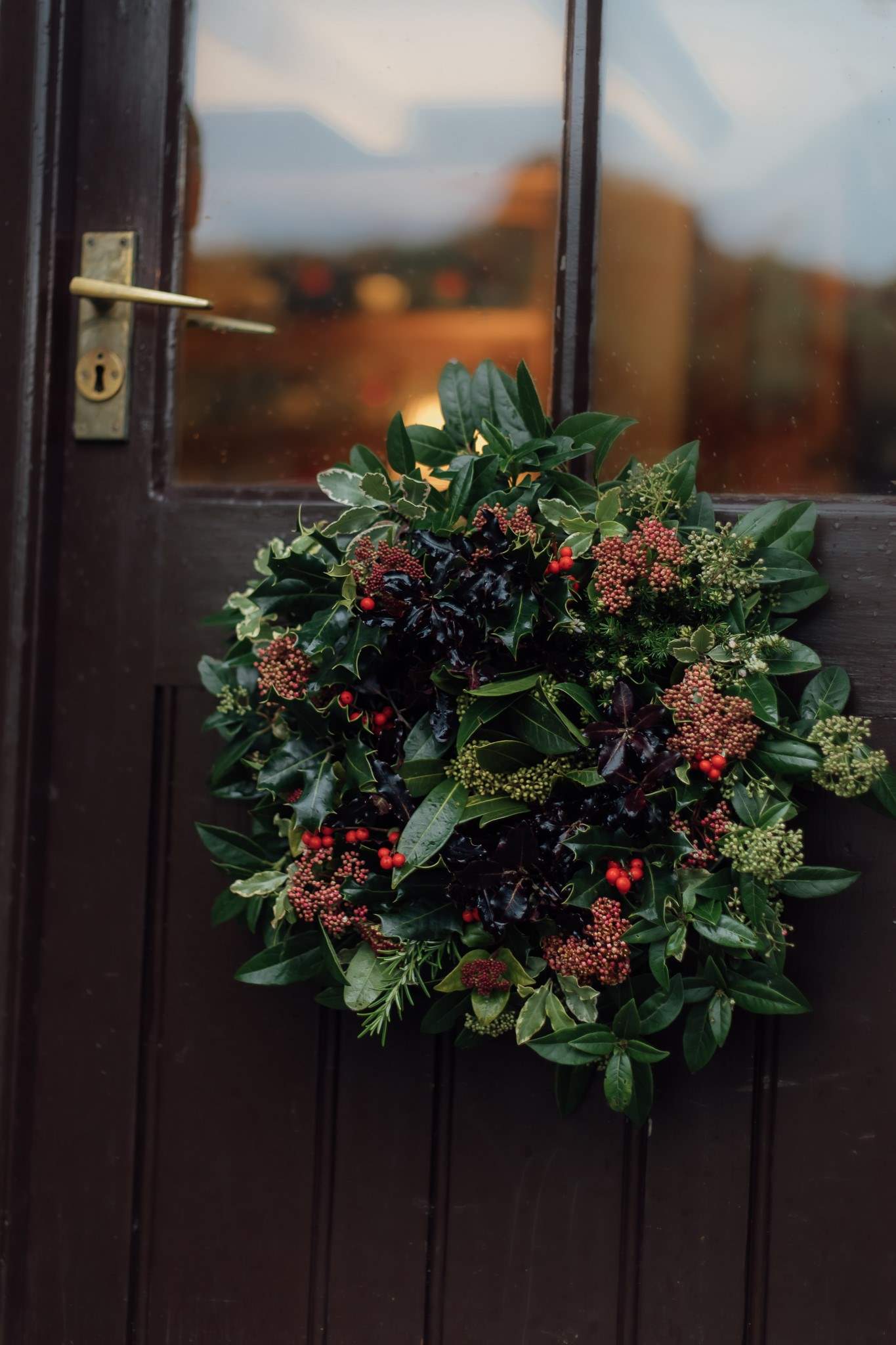 A holly jolly Christmas. 