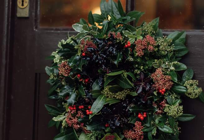 A holly jolly Christmas. 