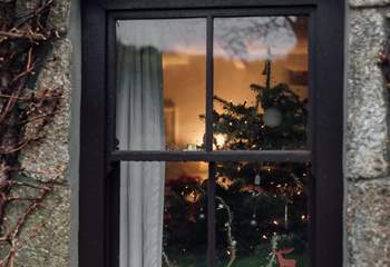 A warm Christmas welcome awaits.