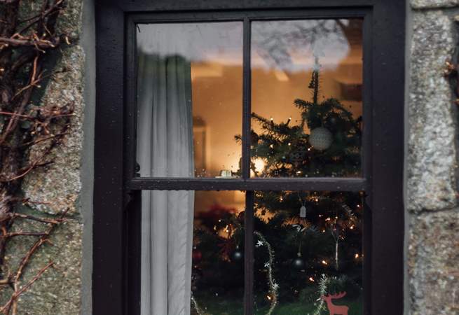 A warm Christmas welcome awaits.