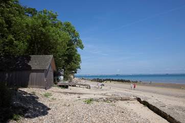 Priory Bay is a wonderful place for a beach barbecue.