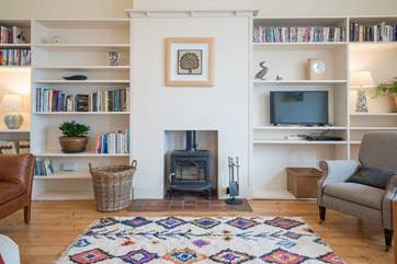 Peaceful evenings can be spent in front of the wood-burner.