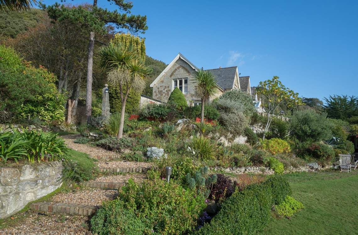 Explore the well-tended garden whilst overlooking the charming views.