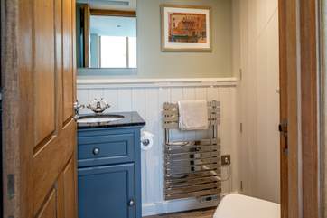 Along the first floor hallway is a conveniently placed WC.