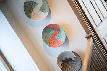 Interesting and colourful touches.