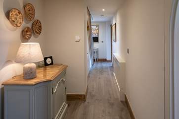 The ground floor hallway connects the three ground floor bedrooms and family bathroom perfectly.