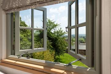 Of course, you can enjoy this view from the dining set-up too.