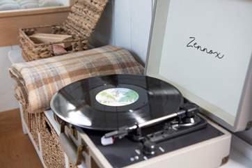 There's even a record player!