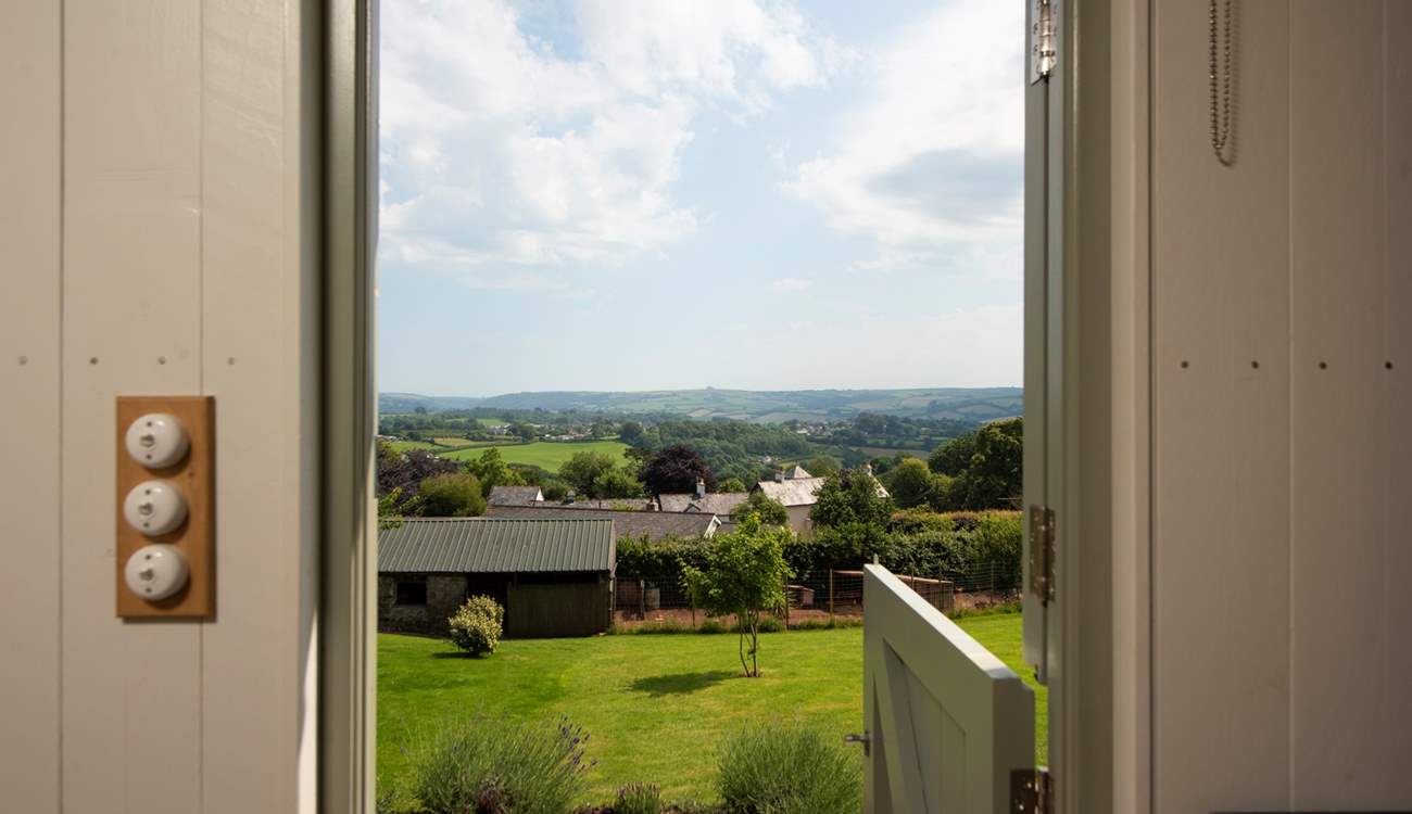 Looking out to the gorgeous views. 