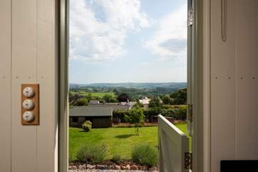 Looking out to the gorgeous views.