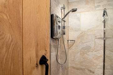 The stylish shower-room.