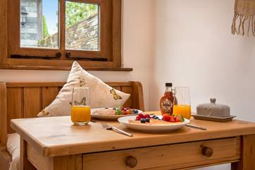 Treat yourself to a leisurely holiday breakfast.