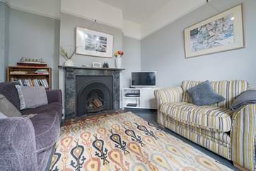 The first sitting-room with sea views.