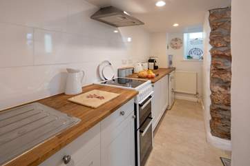 Plenty of workspace to whip up a feast for six.