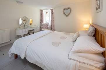 Bedroom 1 is so lovingly furnished.
