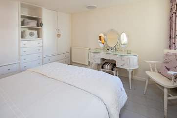 Bedroom 1 is equipped with this very attractive vanity area.