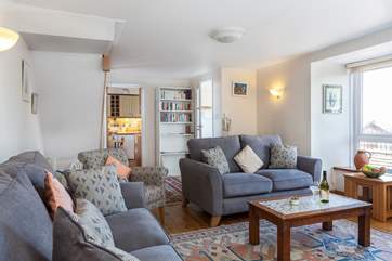 Comfortable and cosy, the sitting-room.