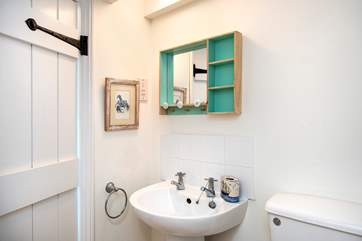 The shower-room on the ground floor.