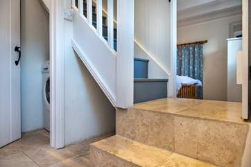 This old cottage has traditional quirks with lots of little steps and a steep staircase to the first floor.