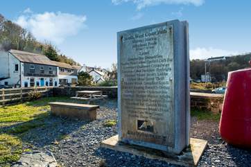 Porthallow is midway on the South West Coast Path.