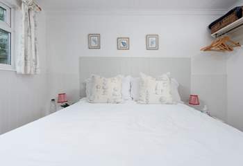 Luxury linen and neutral tones to sweep you off to sleep after a day exploring the coastal path.