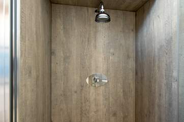 ...a stylish shower.