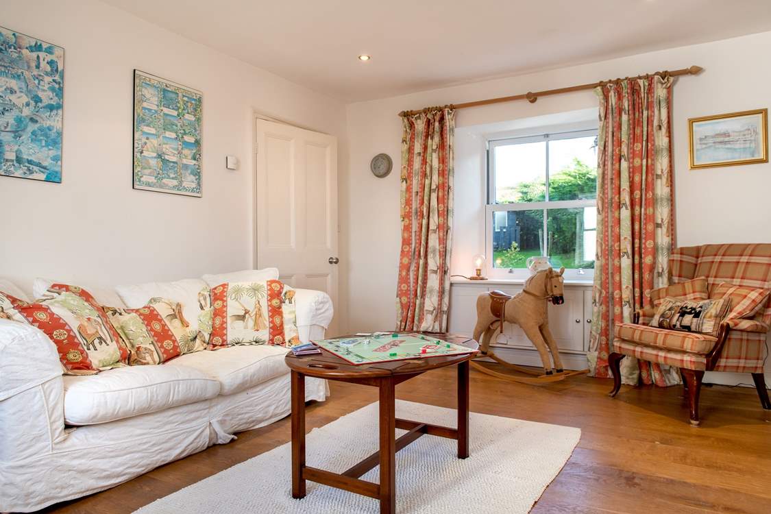 The second sitting-room is a place to escape for some quiet time or maybe a board game or two.