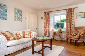 The second sitting-room is a place to escape for some quiet time or maybe a board game or two.