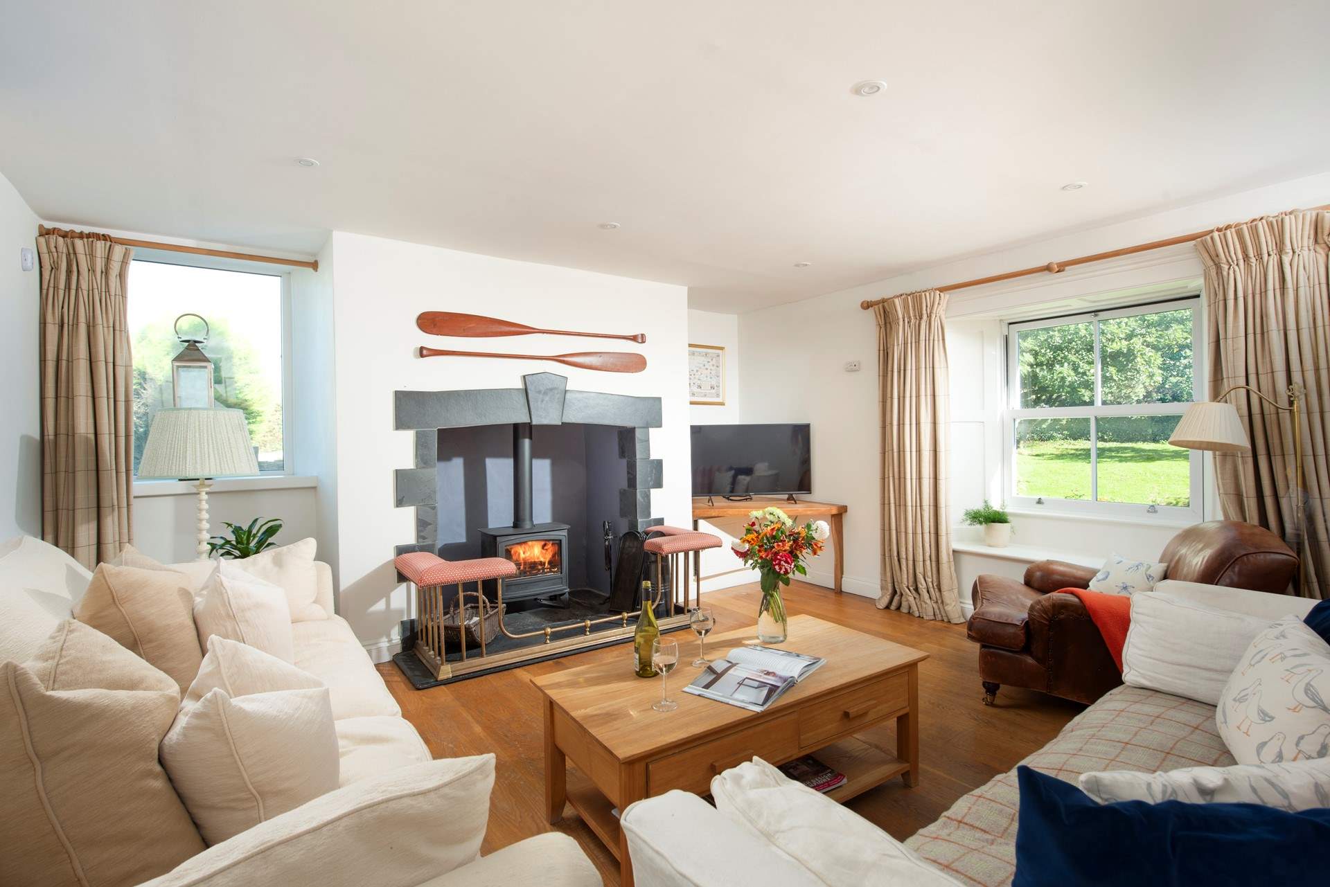 The homely sitting-room.
